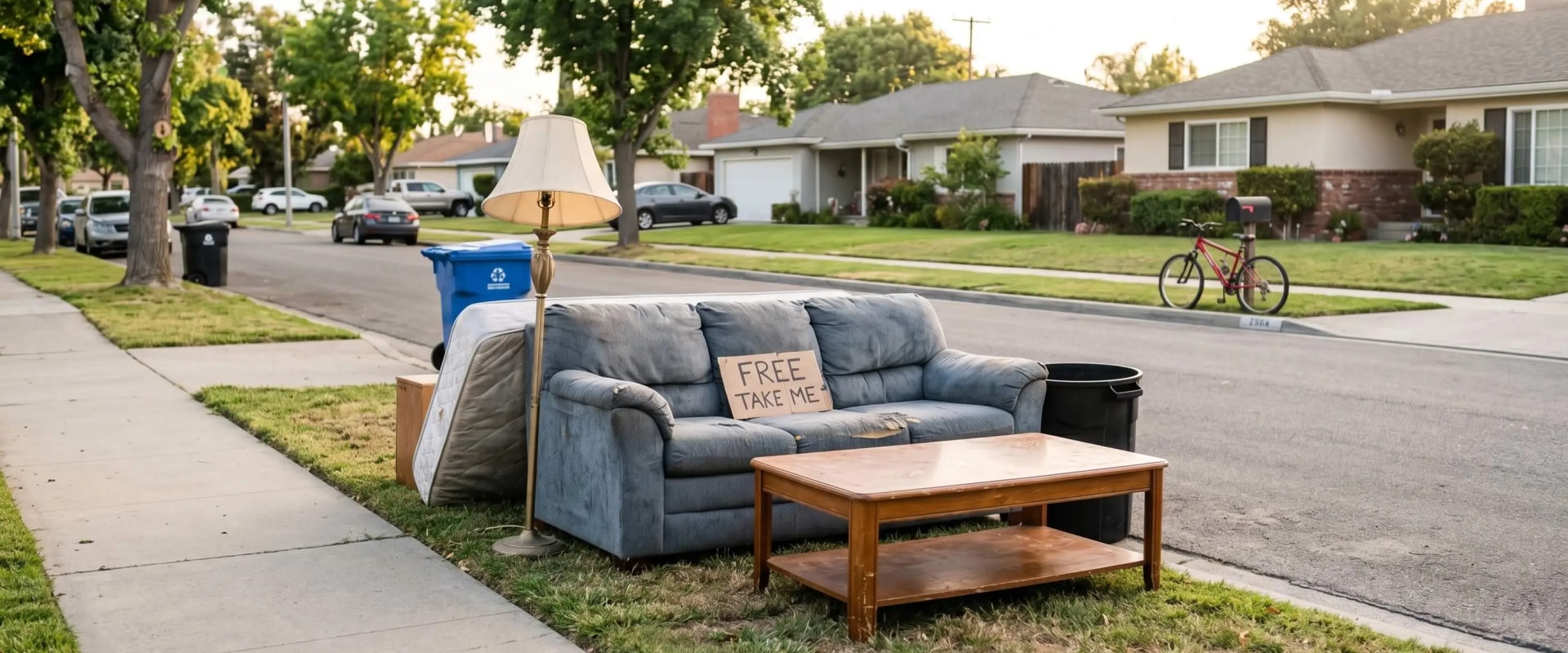 When Should You Put Furniture On The Curb The Night Before Bulk Pickup?
